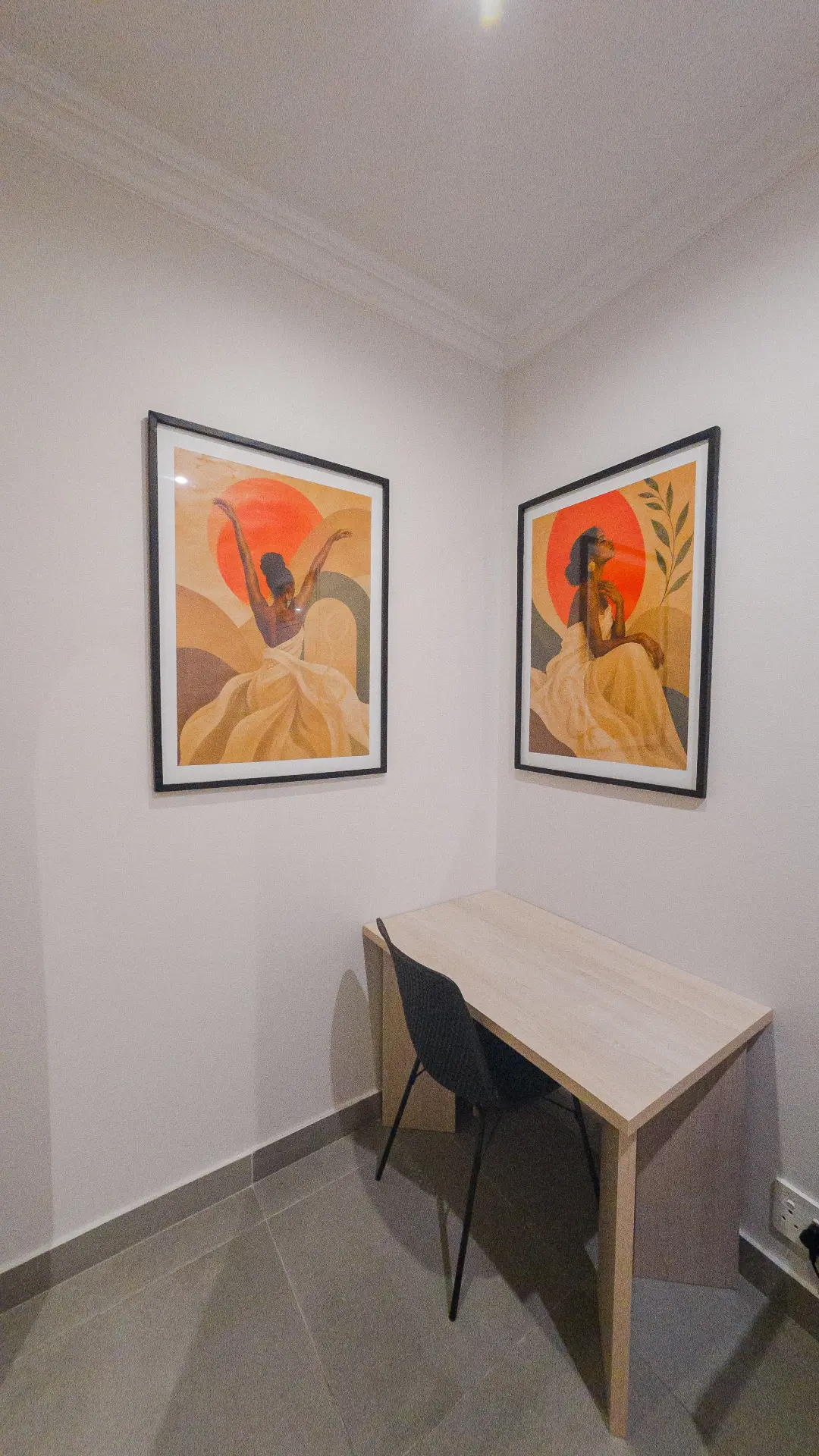 Rohalya Wellness studio artwork and consultation corner